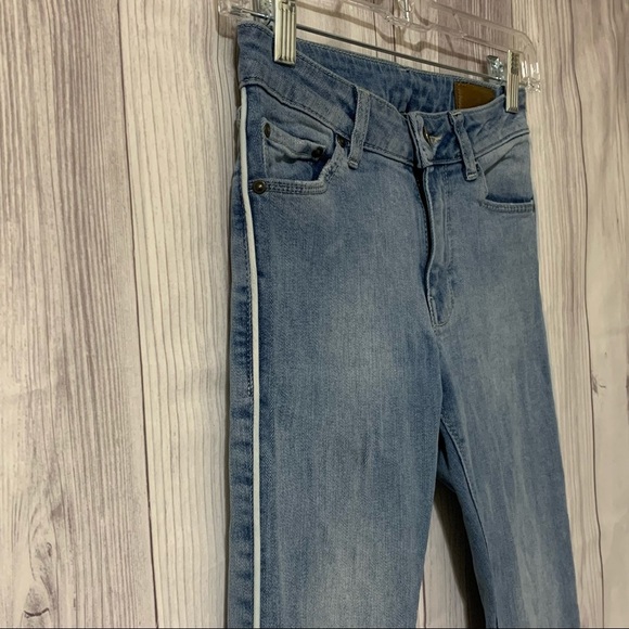ASOS Side Stripe Stretch Skinny Jeans Size 26 - Picture 2 of 9